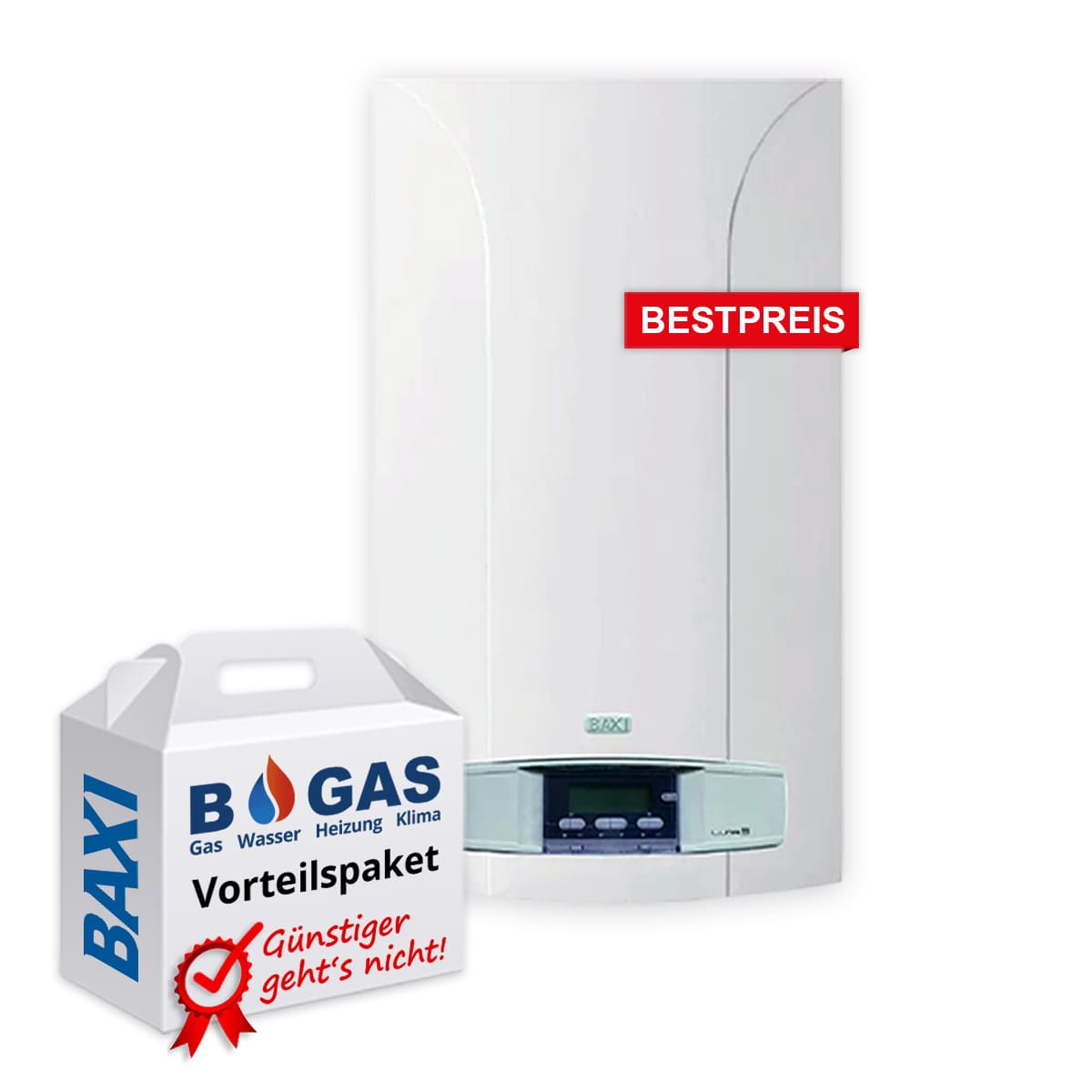 Produktbild von Baxi Therme Luna 3 Blue+ 180i