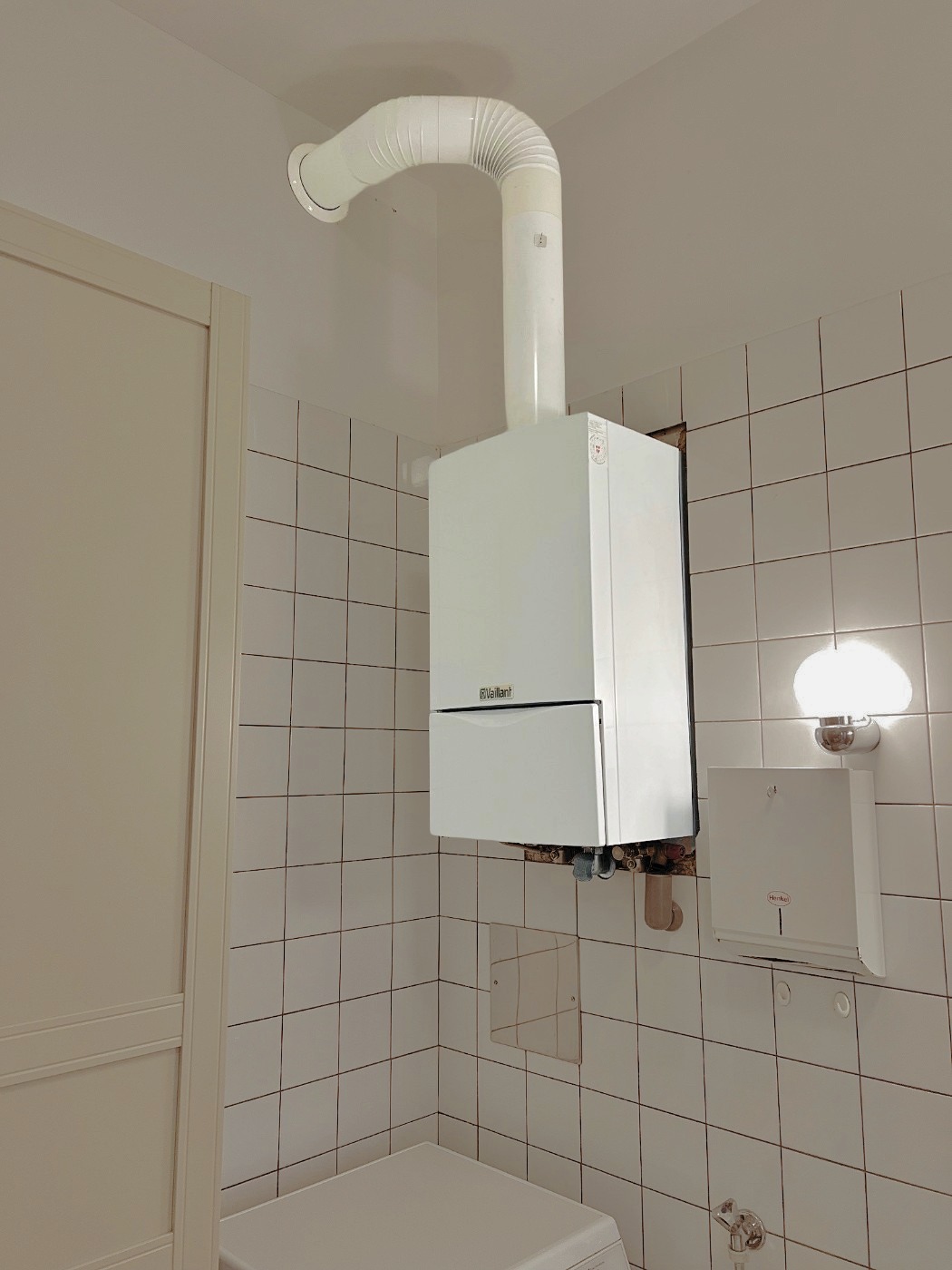 gastherme-in badezimmer