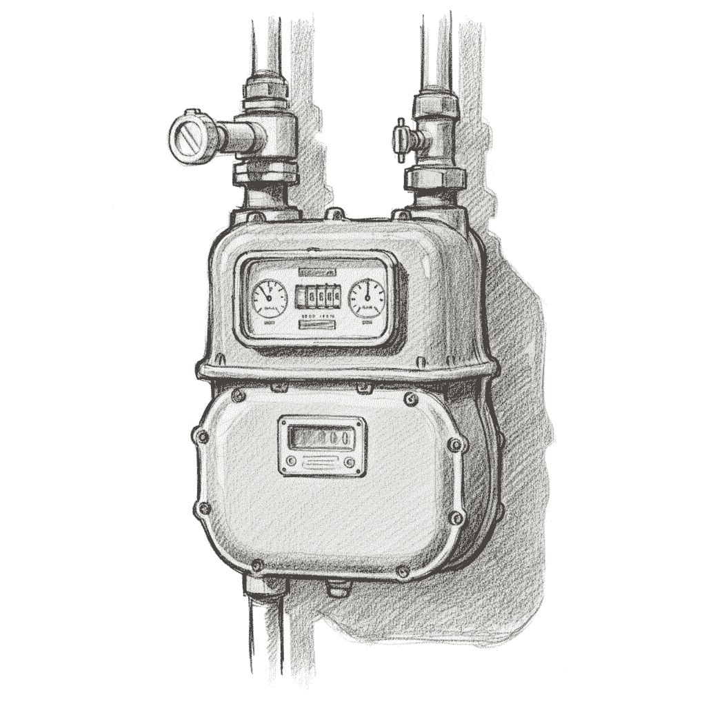 Referenzbild Gaszähler