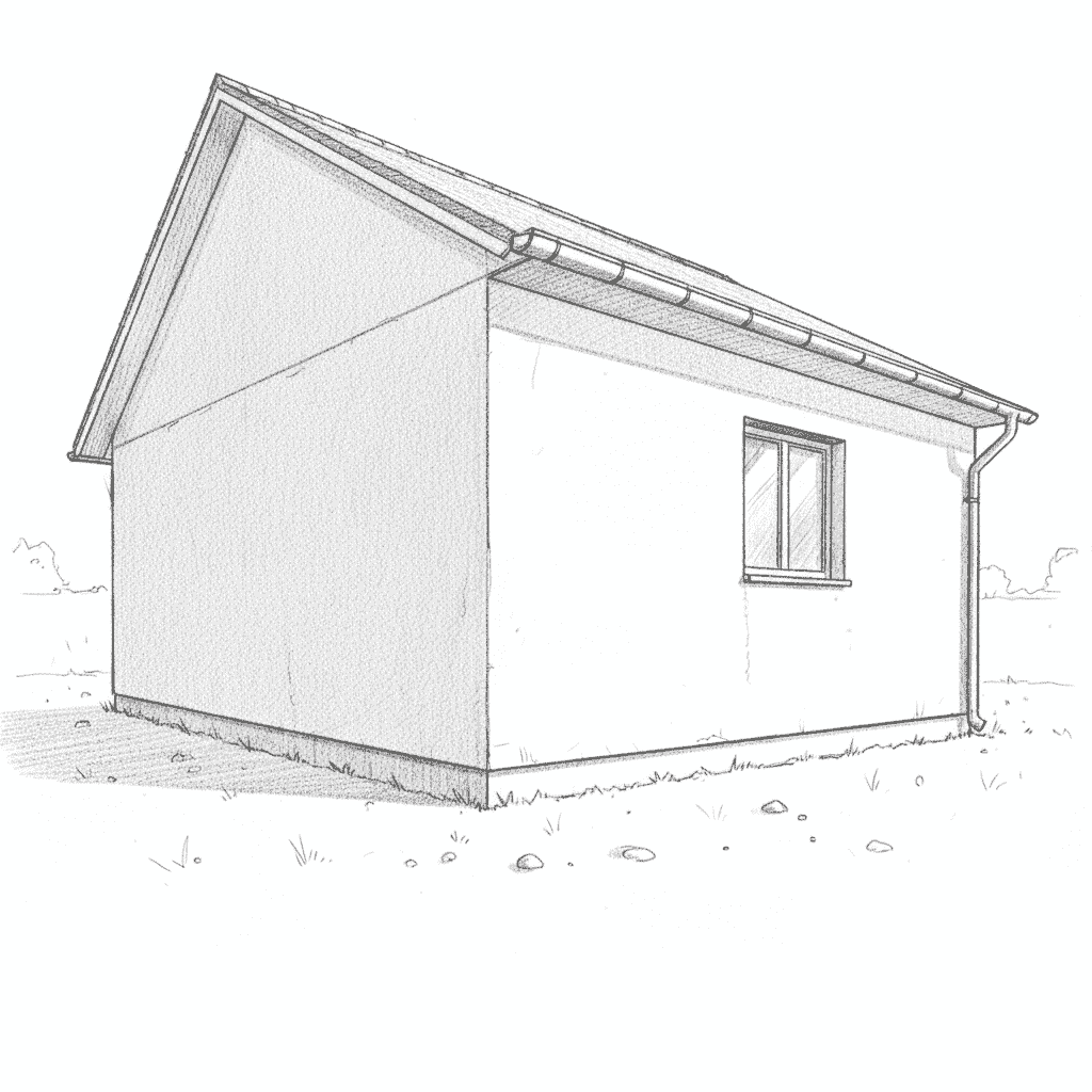 Referenzbild Wärmepumpe Außengerät Standort