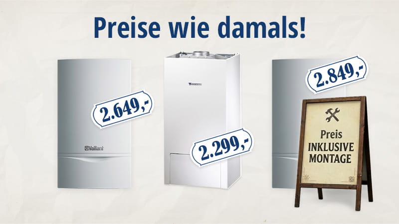 Kombithermen Frühlingsaktion - Preise wie damals!