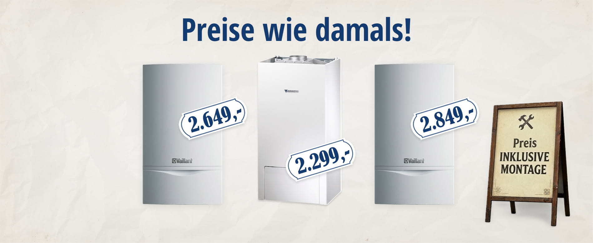 Kombithermen Frühlingsaktion - Preise wie damals!