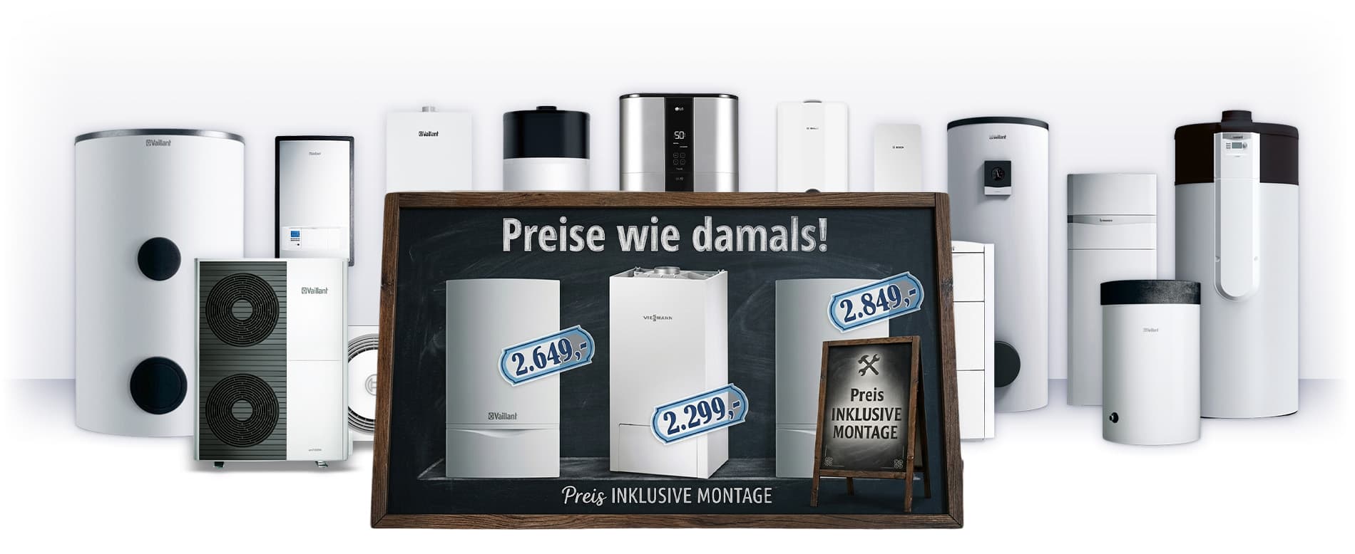 Gasheizungen, Gasthermen und Wärmepumpen